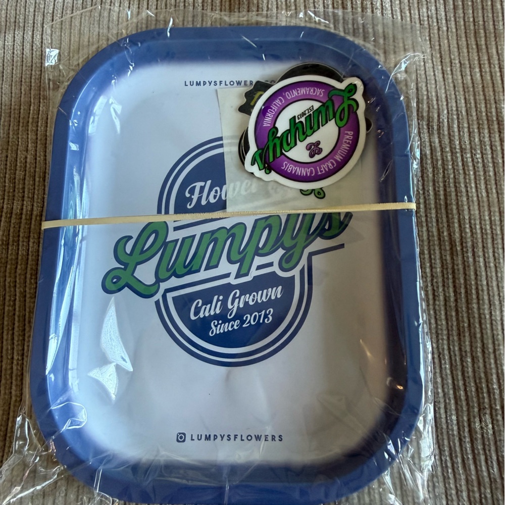Lumpy’s Flowers Metal Cannabis Rolling Tray NEW - Picture 7 of 11